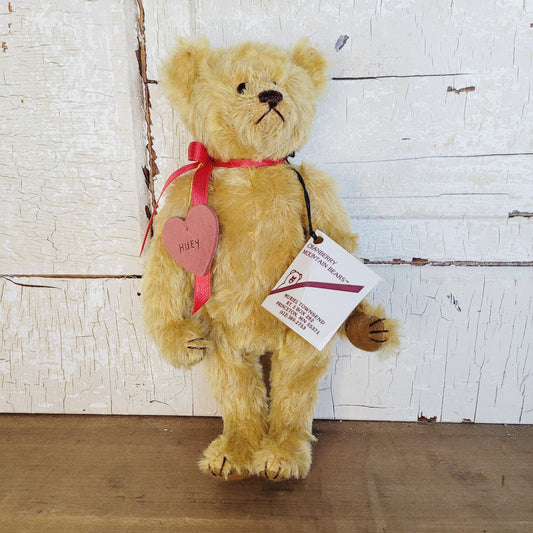 Cranberry Mountain Bear, Huey, with Tags, Signed by Artist, 1990, Golden