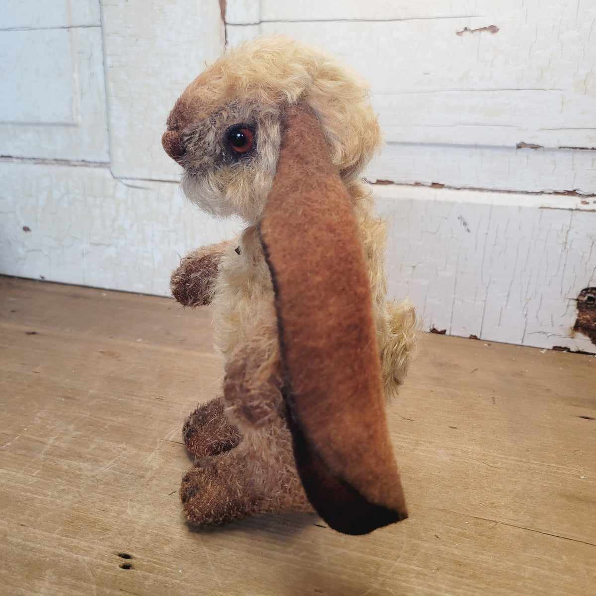 Mary Wimberley Little Russell Standing Bunny 8" Artist Mohair 1 of 2, 2004