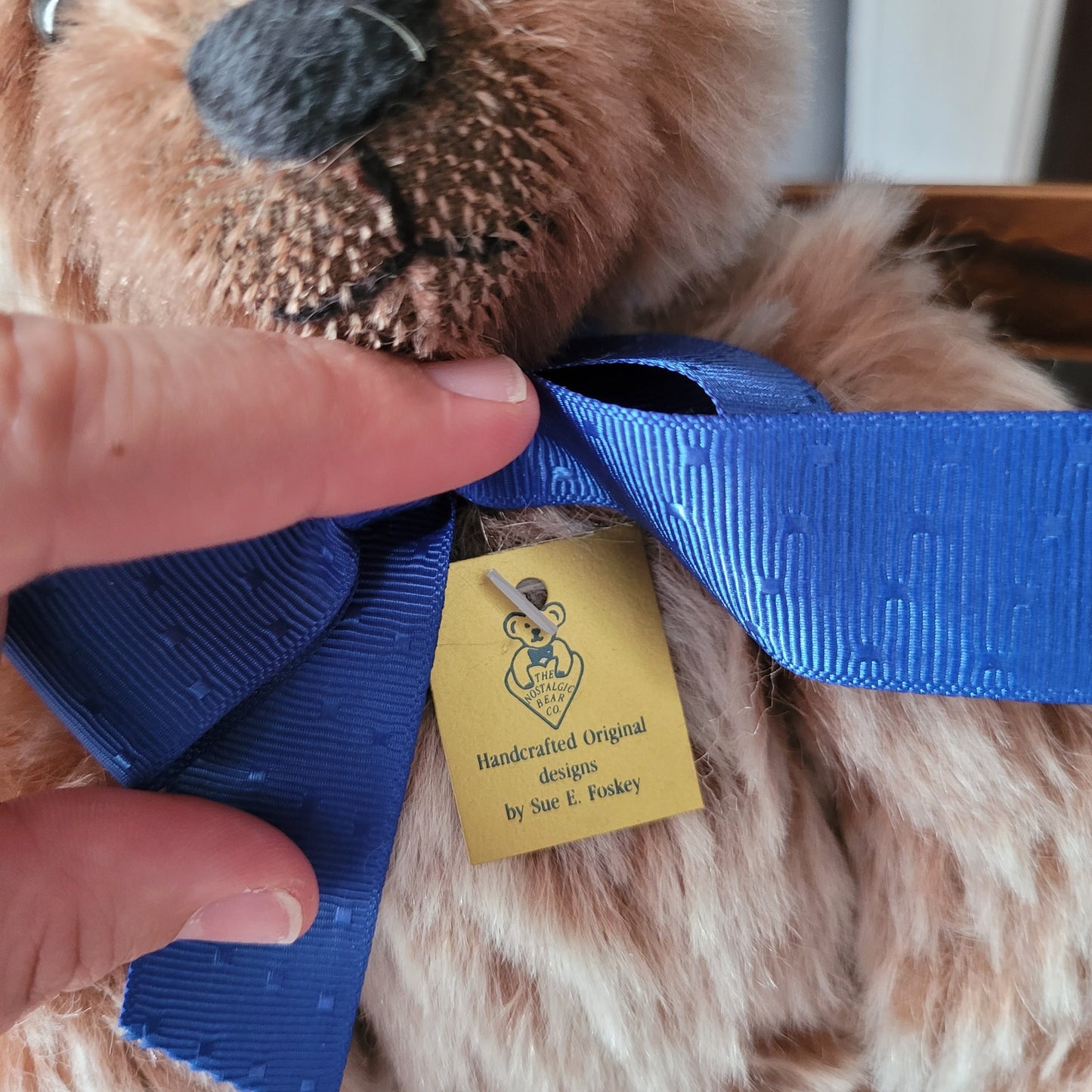 Rare Sue Foskey Nostalgic Bear Reuben - Limited Edition, Signed, 1987 - #33/100