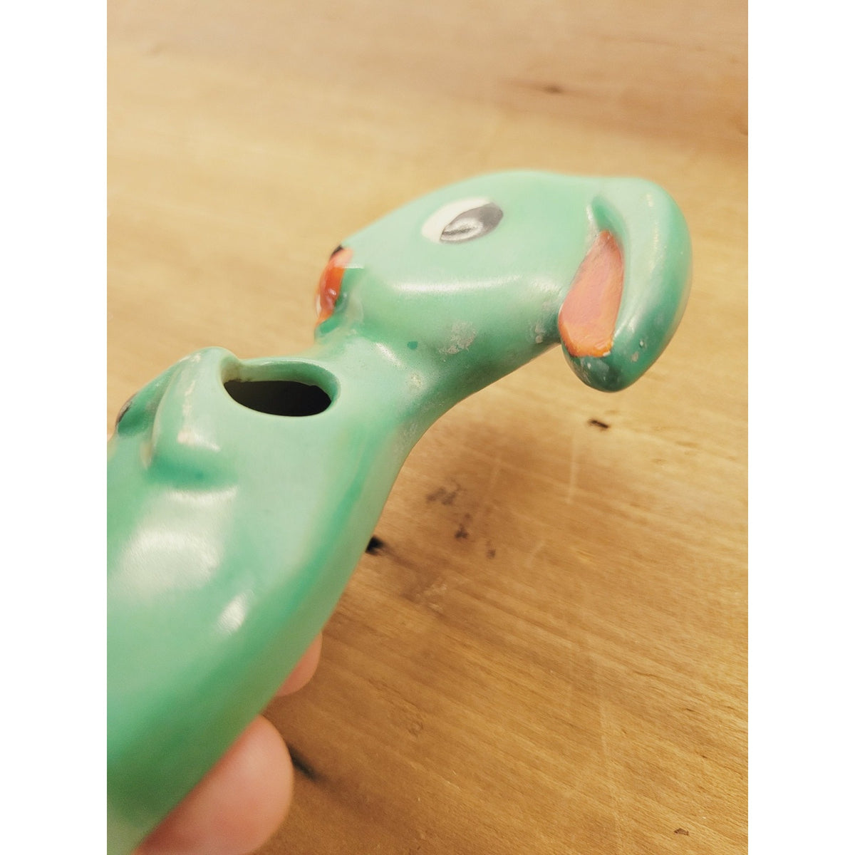 Vintage Norwood Co Ceramic Germany Rabbit Toothbrush Holder Wall Pocket
