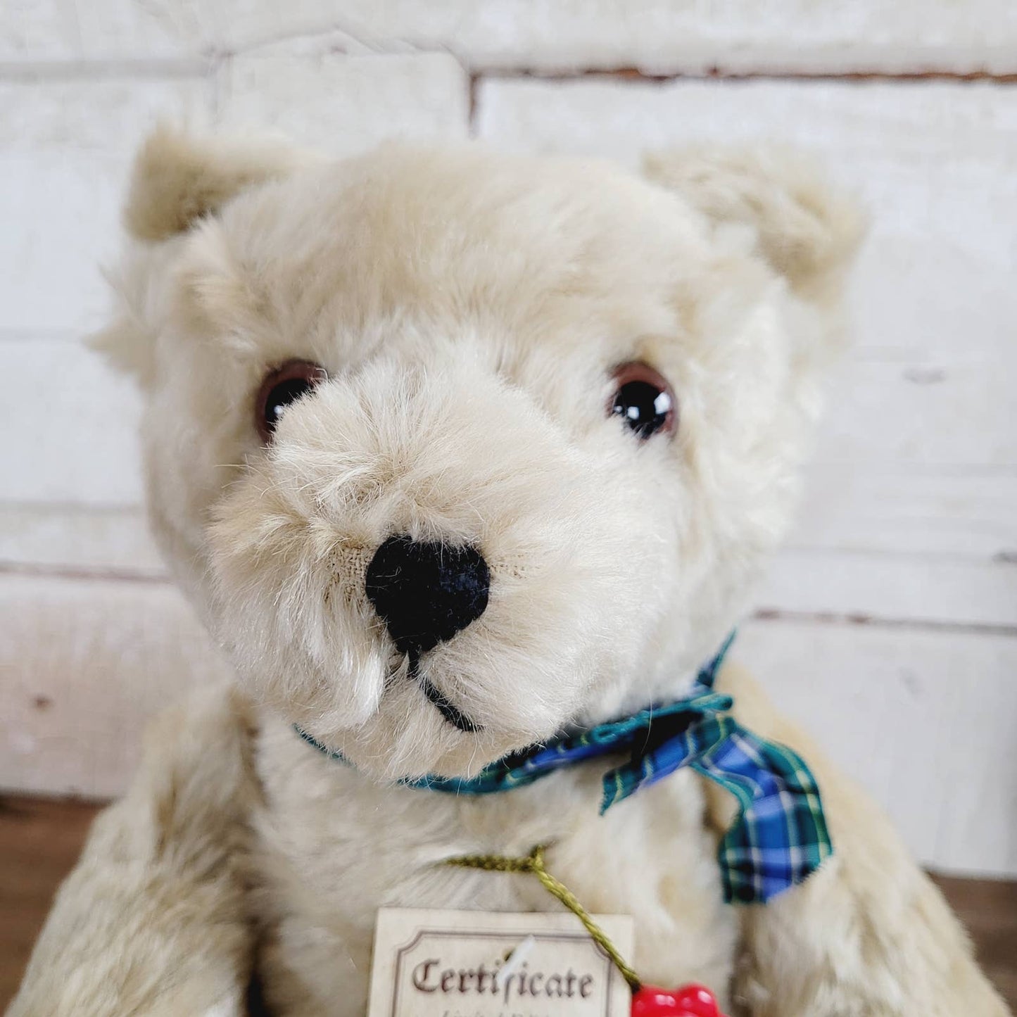 Vintage Hermann Teddy Original Blonde Growler Bear Limited Edition