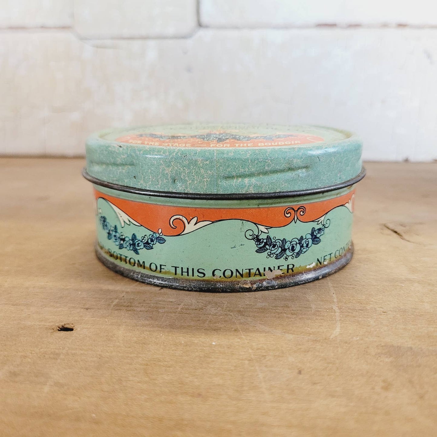 1920s Stein's Face Powder Tin For the Stage or Boudoir