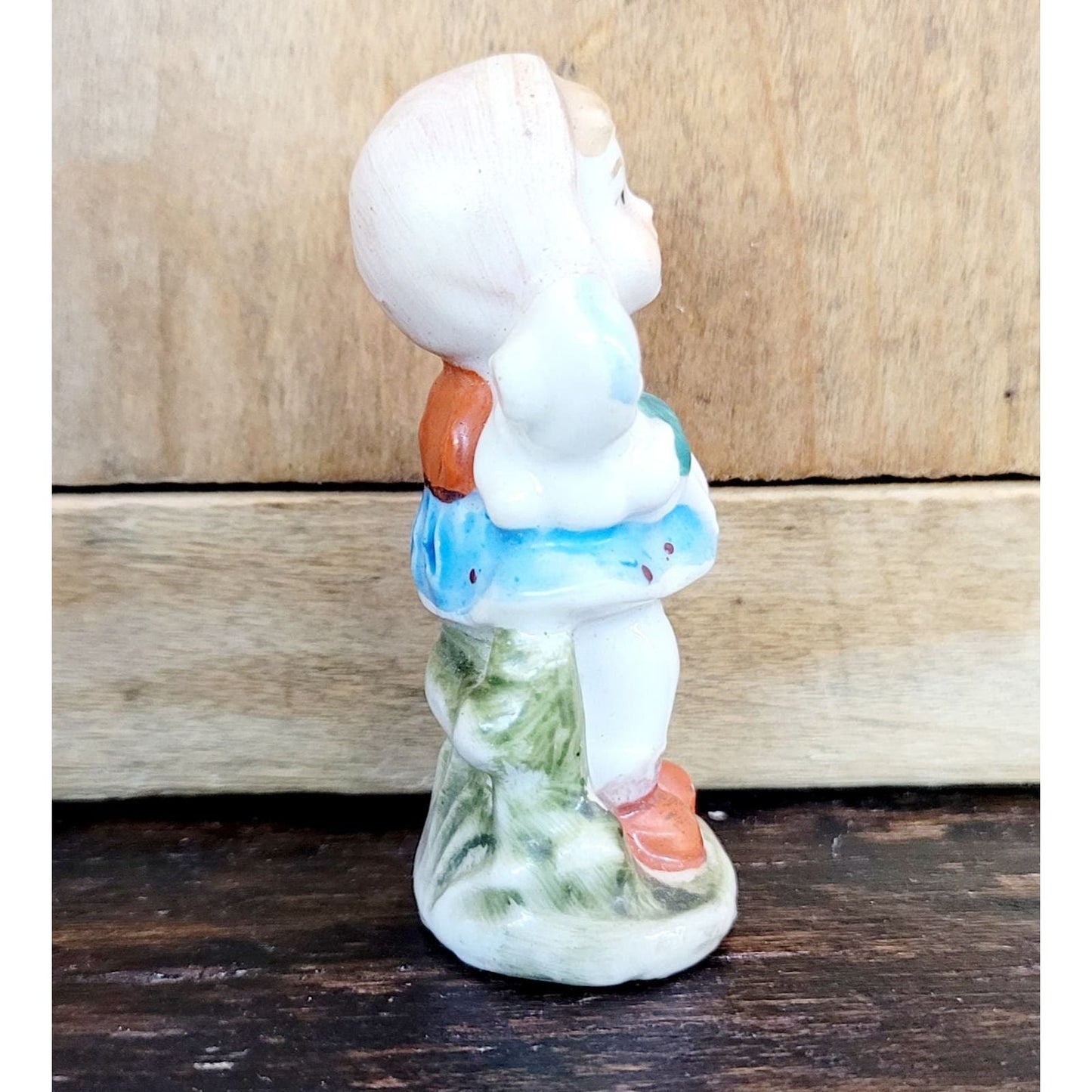 Vintage Girl and Doll Figurine