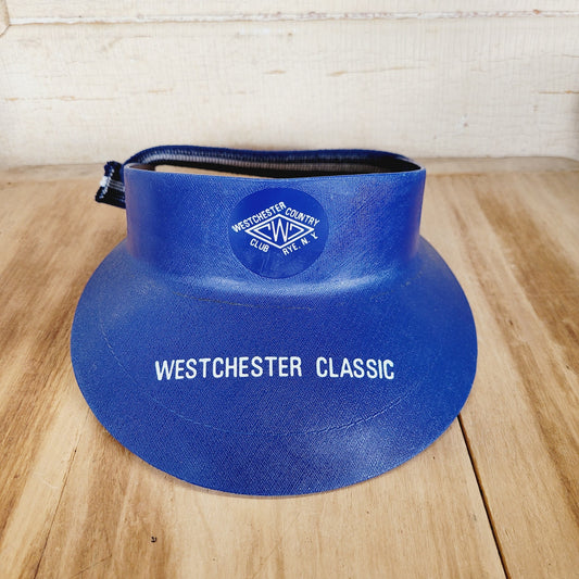 Vintage Westchester Classic Visor Blue Country Club NY