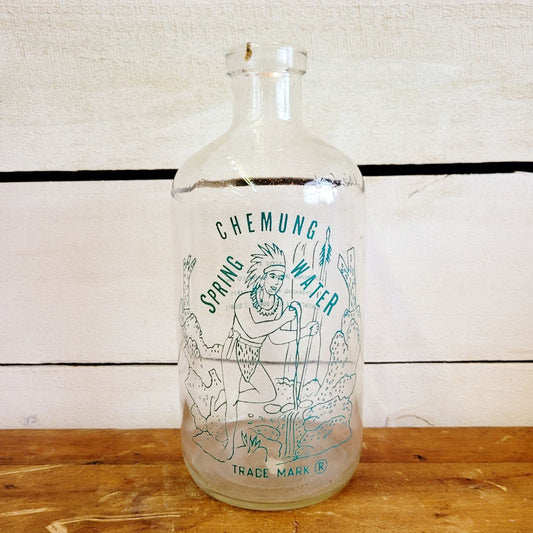 Vintage Chemung Water Bottle Indian