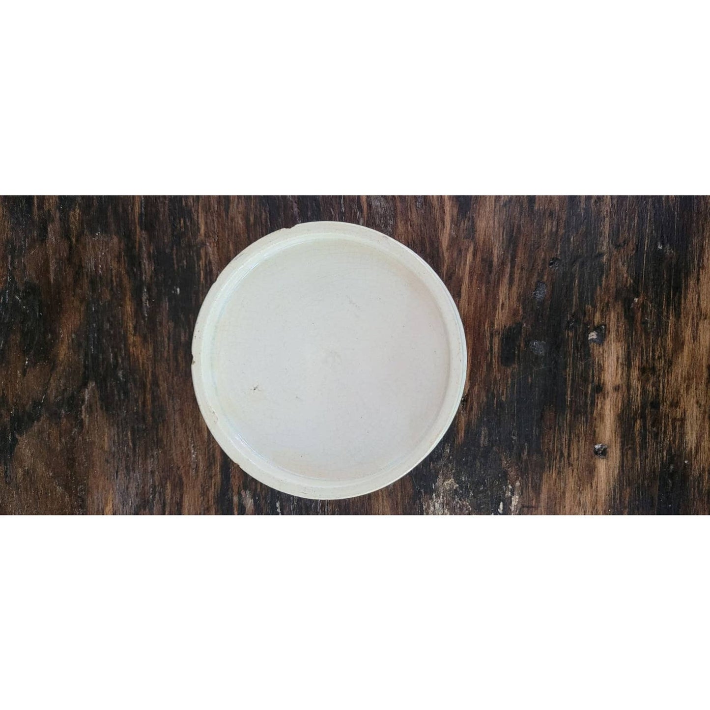 Antique Porcelain 1800s Facial Cream Lid