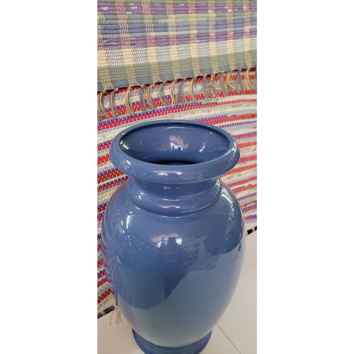 Vintage West Germany Pottery 16" Vase