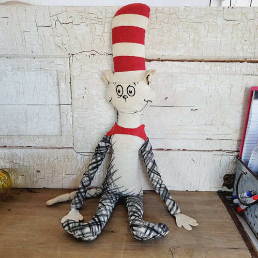 Vintage 1960s The Cat in the Hat Plush by Impulse