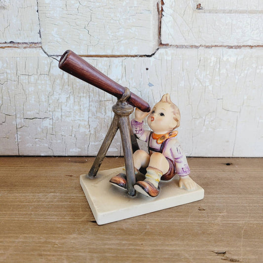 Vintage Goebel HUMMEL #132 Star Gazer Figurine Boy with Telescope