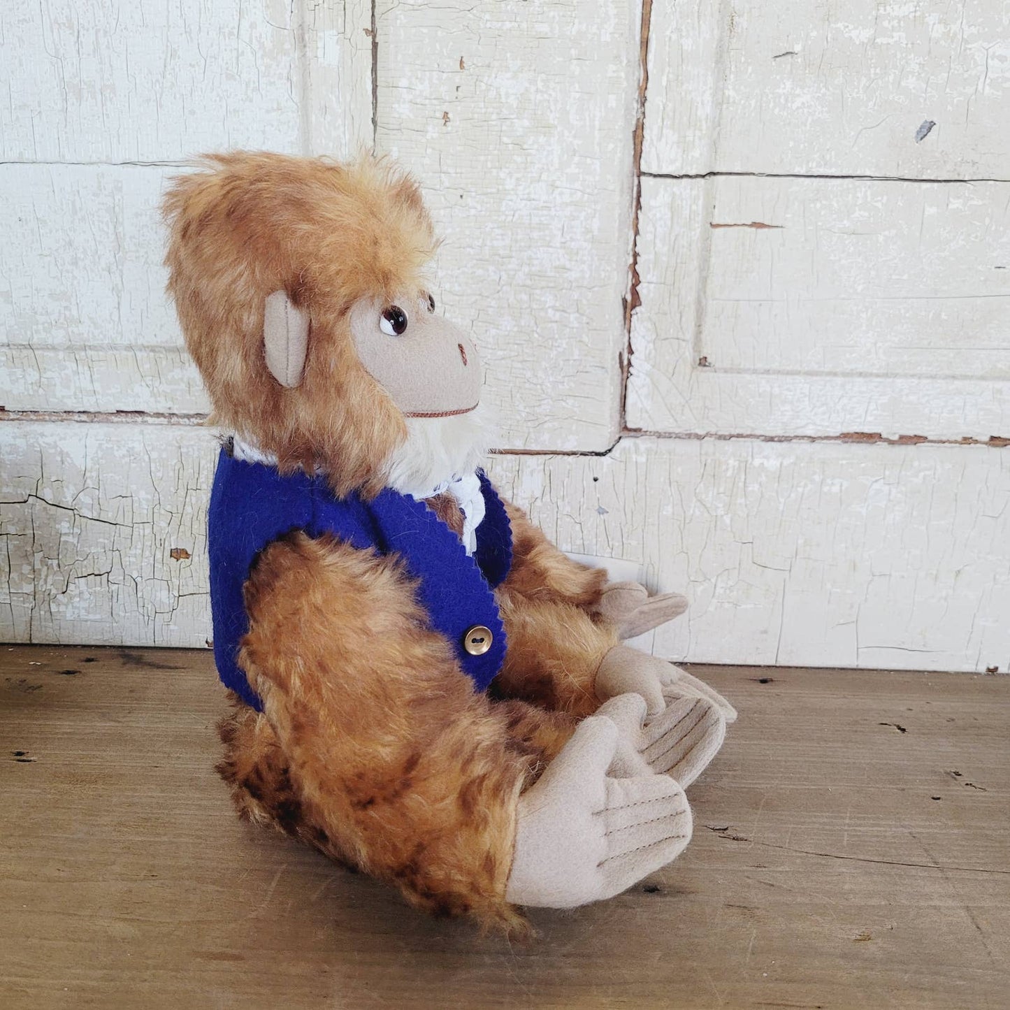 Rare Vintage Sue Foskey Nostalgic Bear Co Monkey Limited Edition Signed