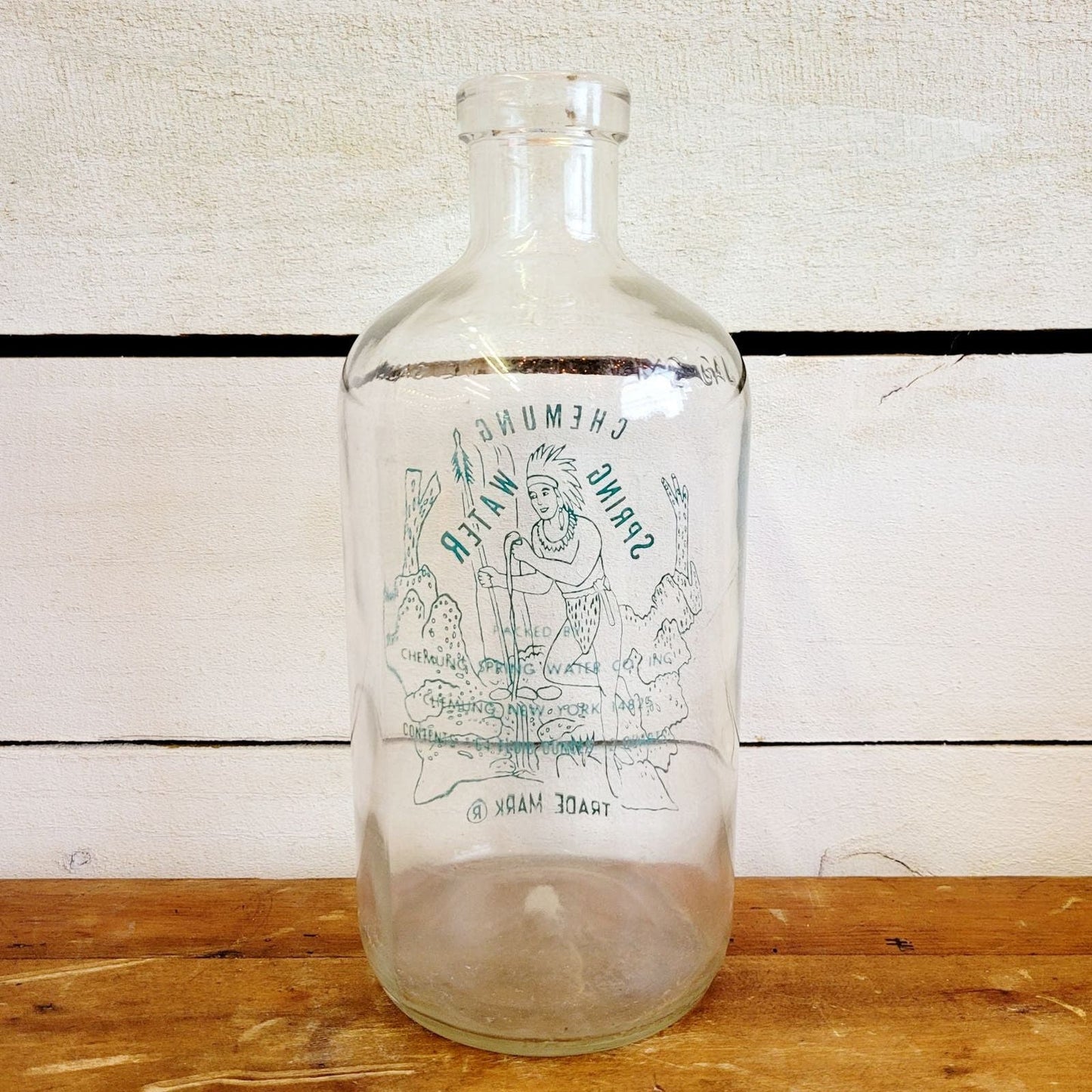 Vintage Chemung Water Bottle Indian