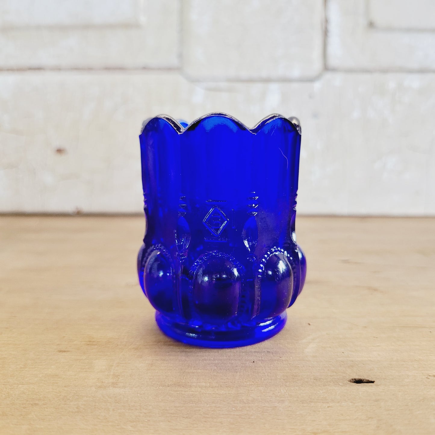 Boyd Glass Paneled Toothpick Holder -Retired See Description