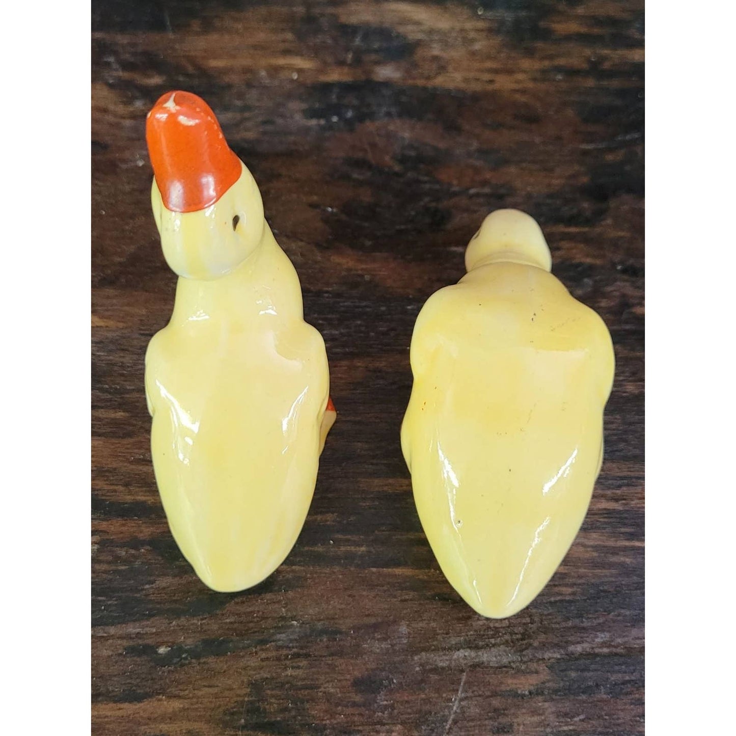 Vintage USA Pottery Geese Pair