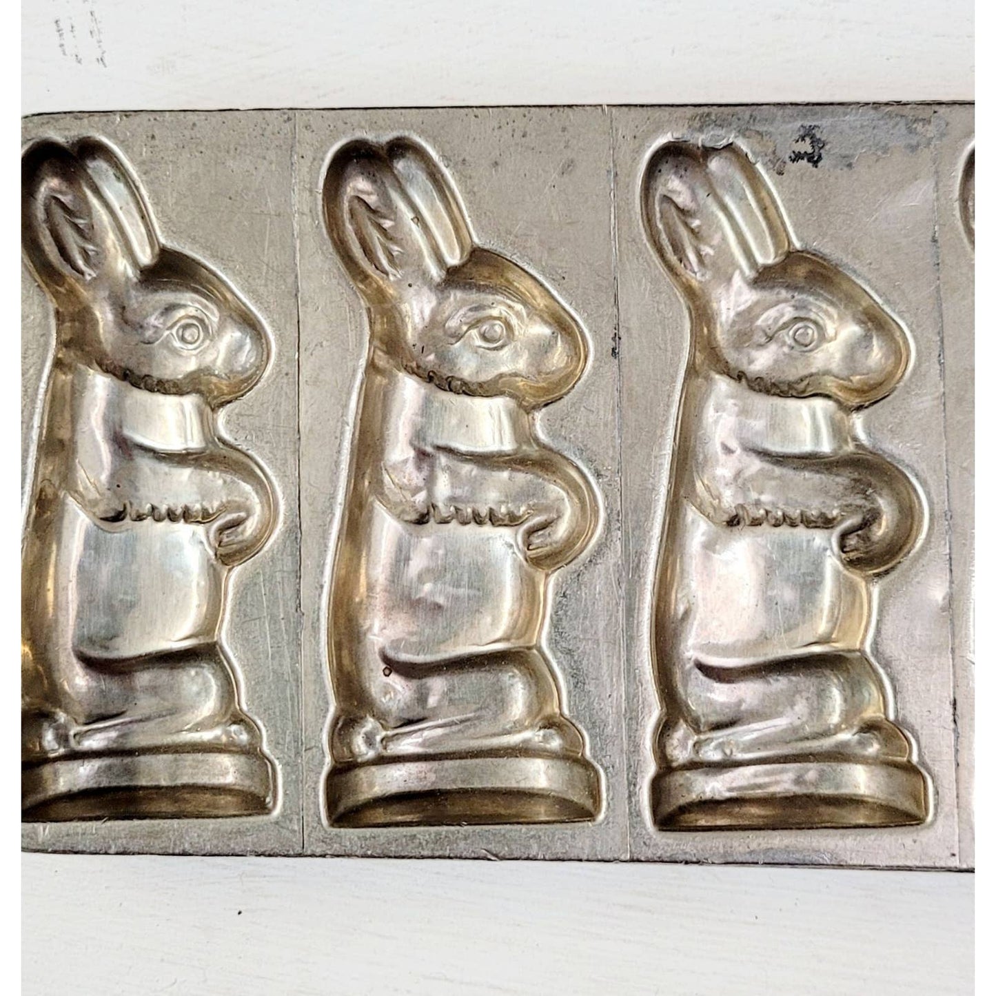 Vintage Nickle Easter Bunny Mold