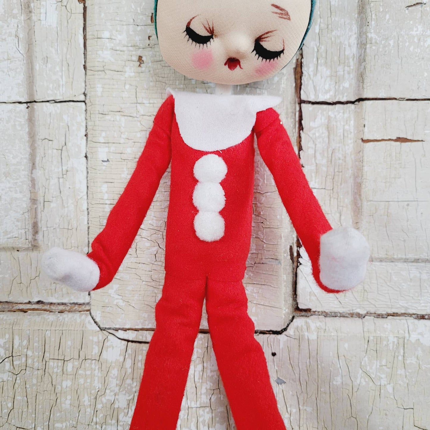 Vintage 13" Stockinette Elf Pixie Doll