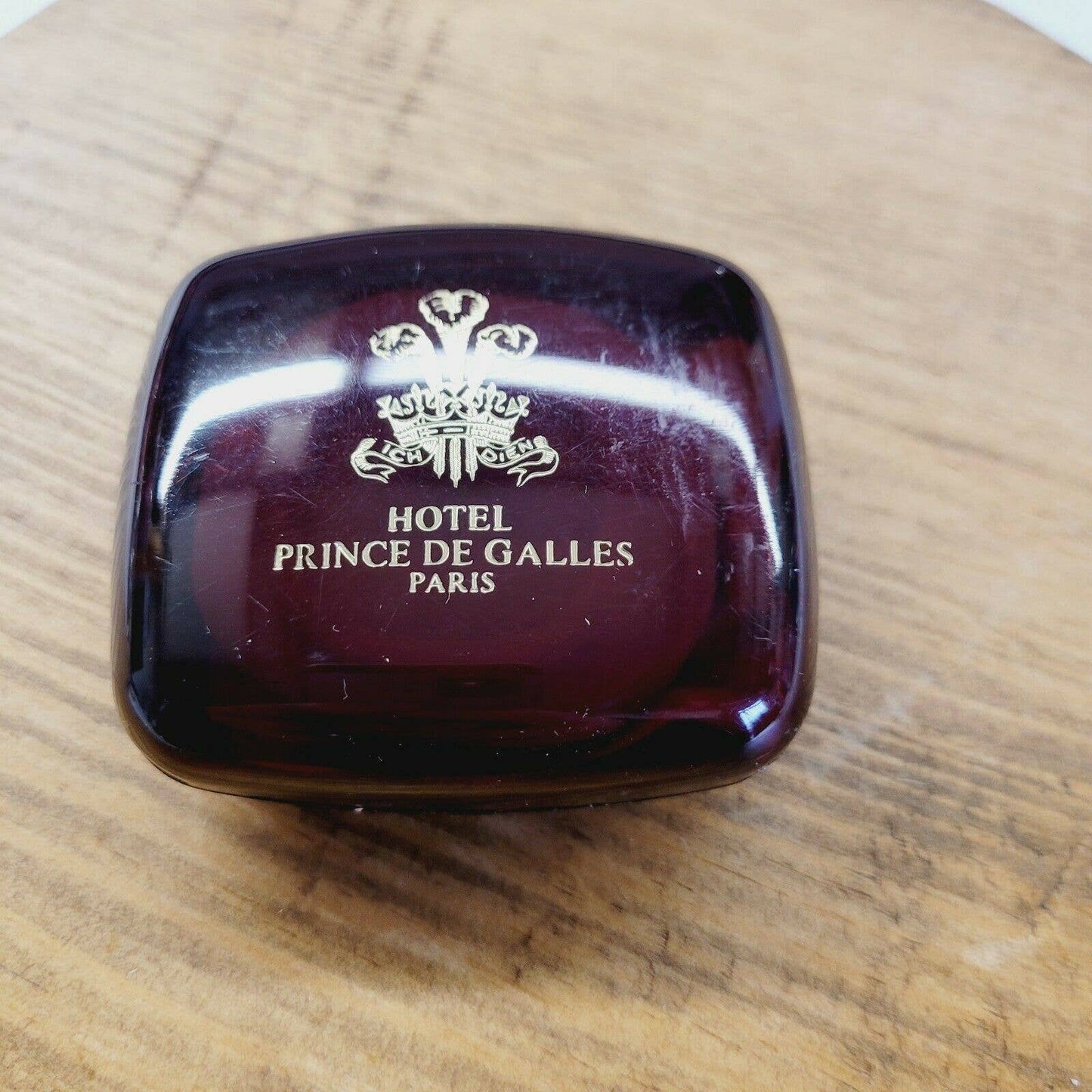 Vintage Lancome Hotel Prince de Galles Paris Soap & Soapbox.