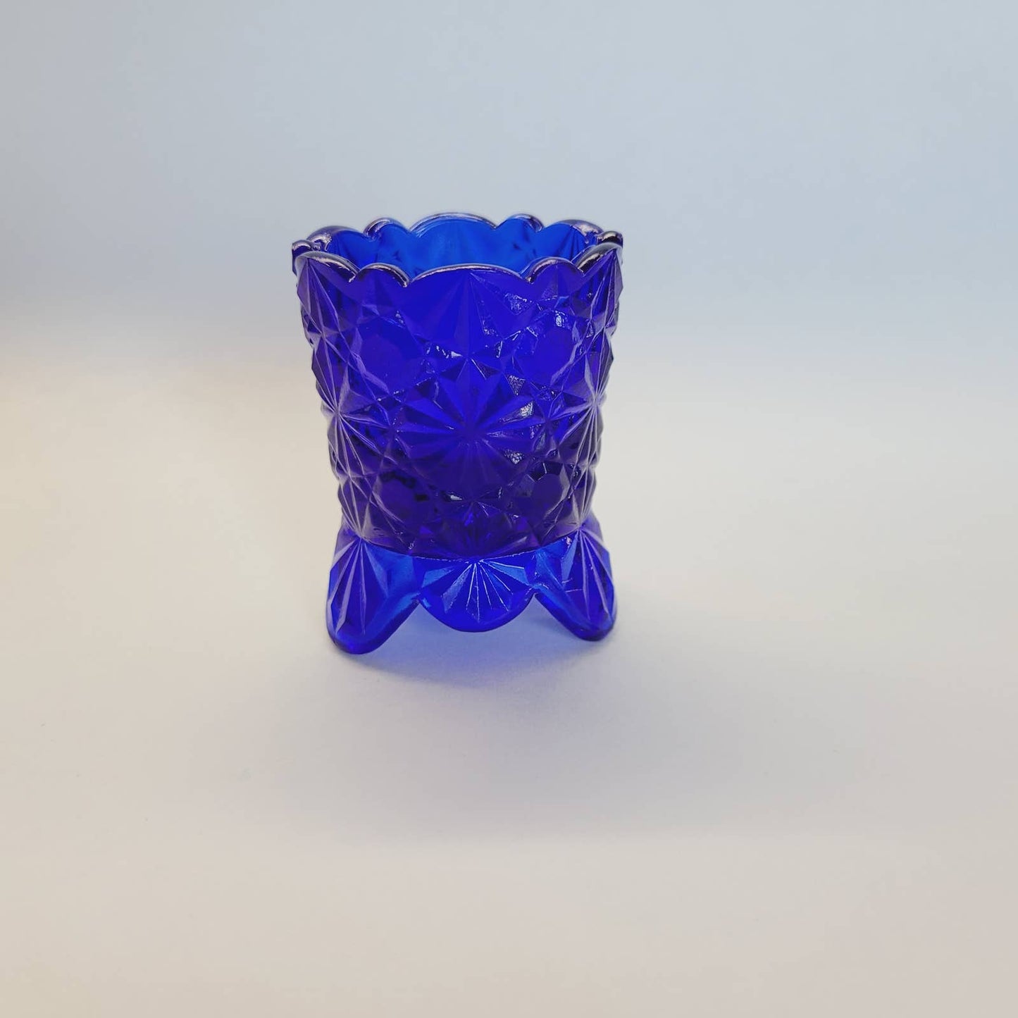 Boyd Glass Daisy Button Toothpick Holder -Retired
