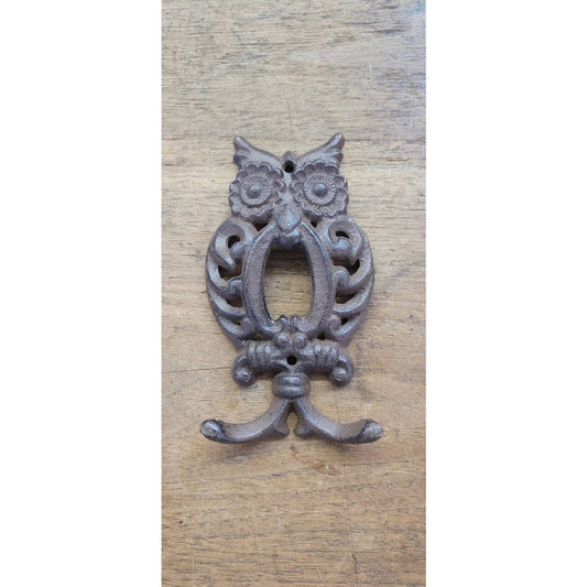 Cast Iron Owl Hooks