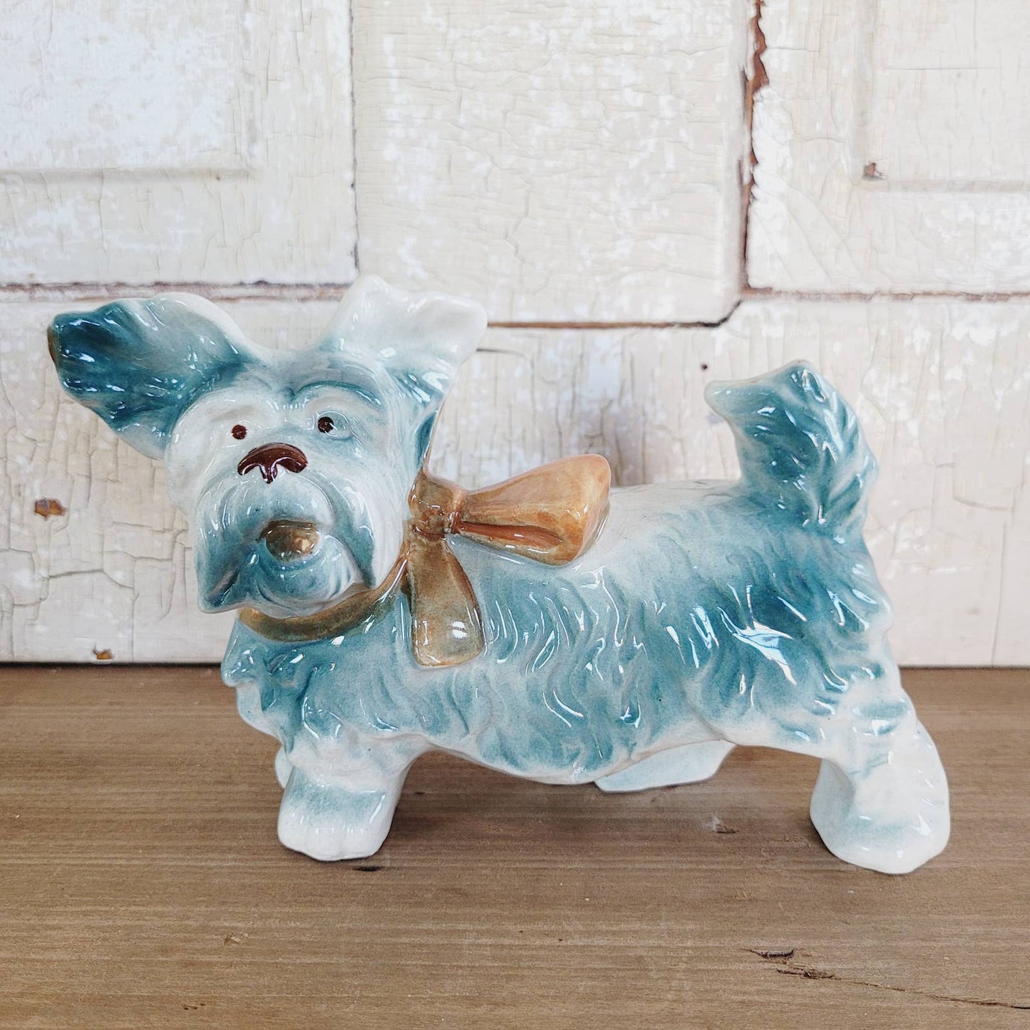Vintage Japan Ceramic Terrier Dog Figurine