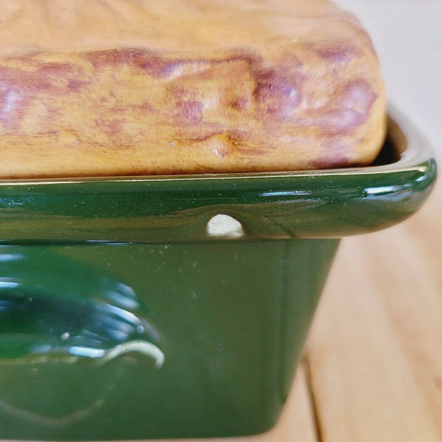 Vintage Pillivuyt France #4 Hare Rabbit Majolica Terrine Casserole Glass Eyes