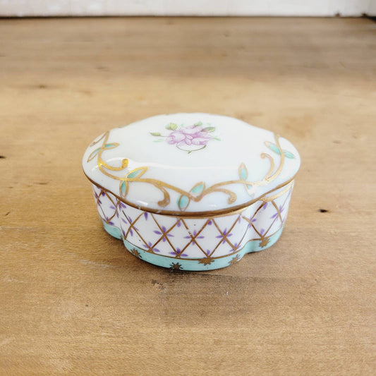 Vintage Paris Royal Trinket Box Hand Painted