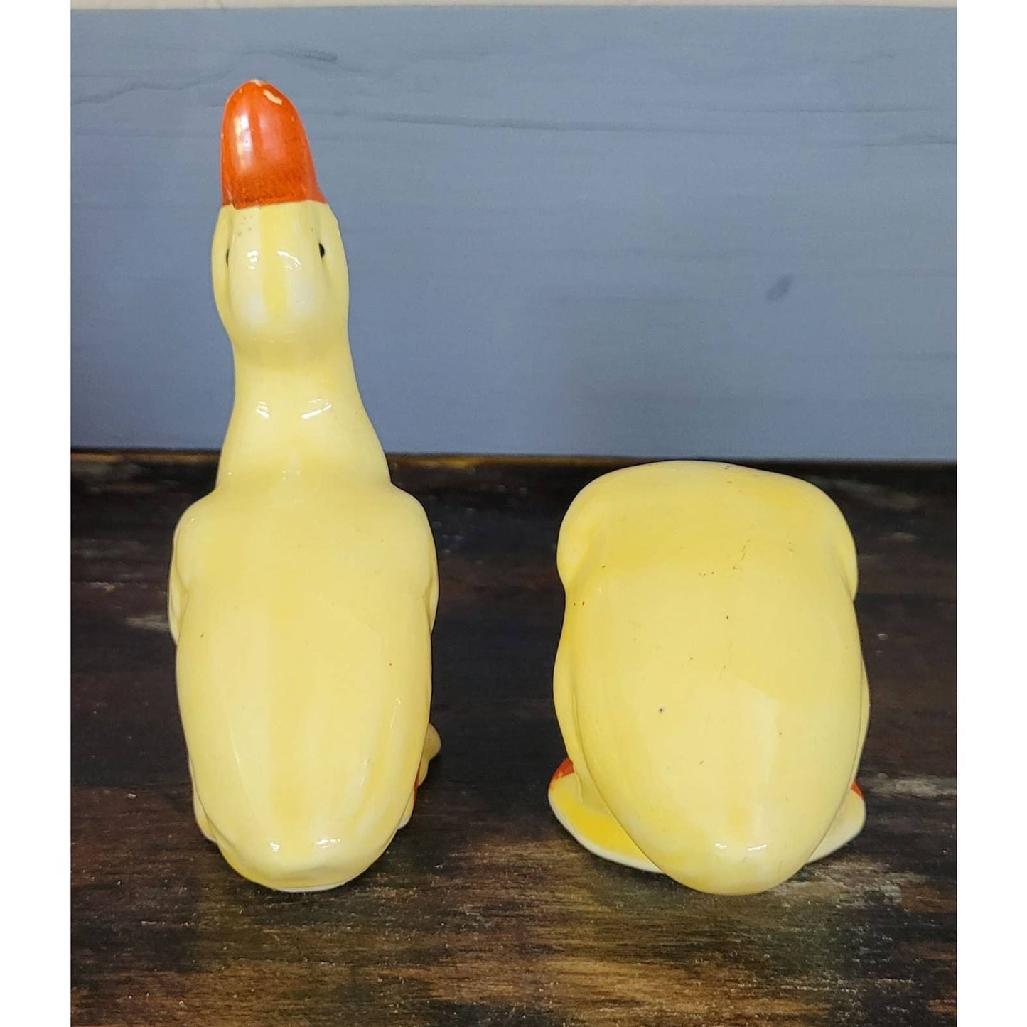Vintage USA Pottery Geese Pair