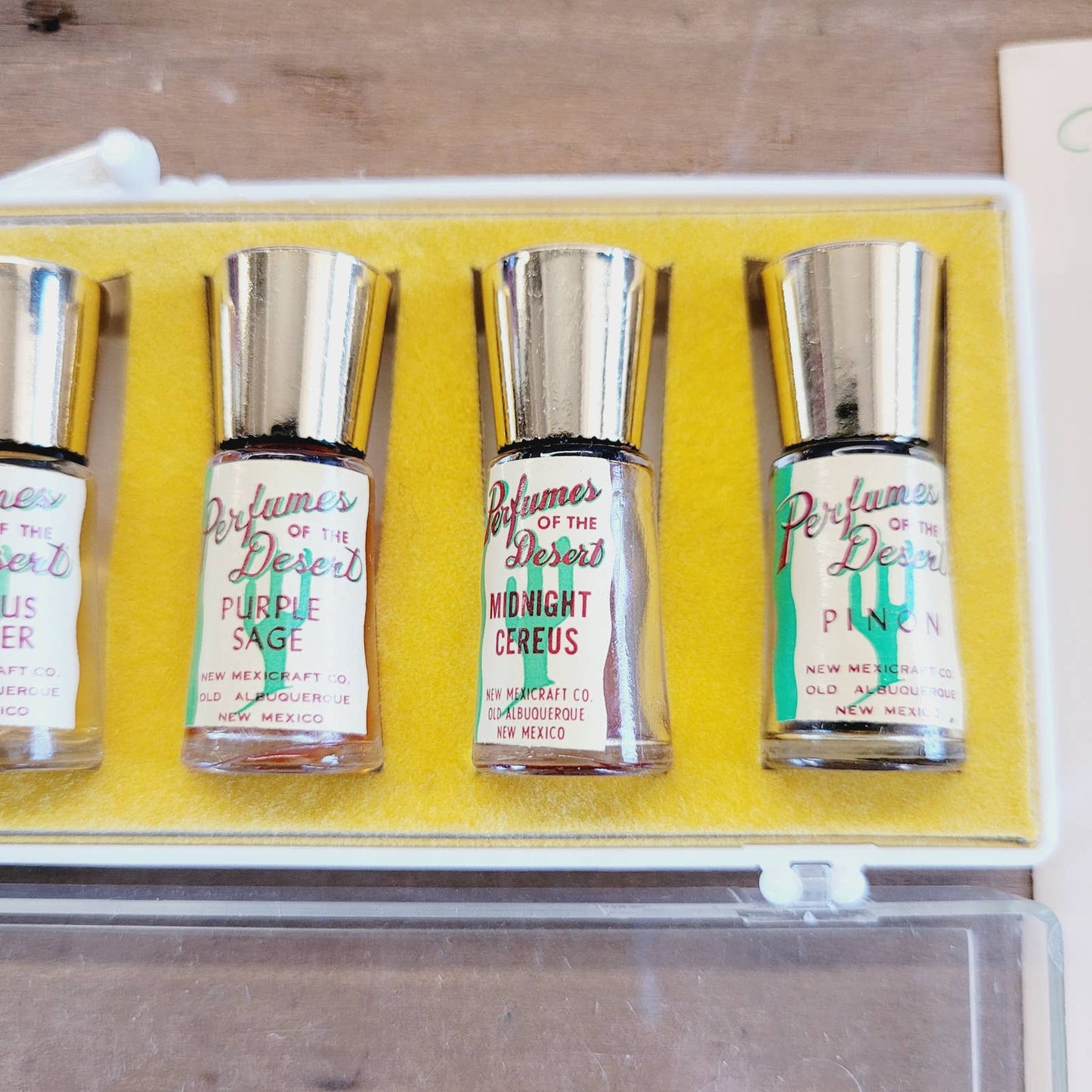 Vintage New Mexicraft Co Perfumes of the Desert 6 in Box
