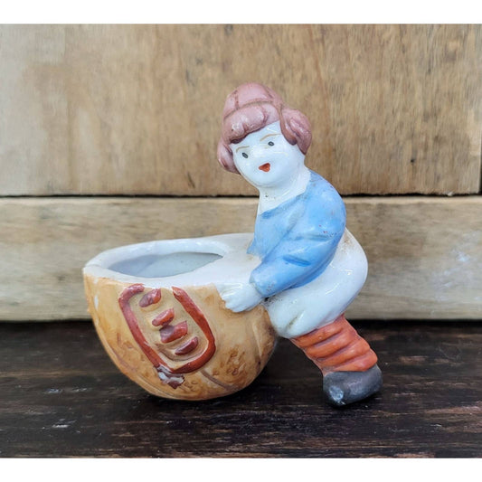 Vintage Football Player Figurine