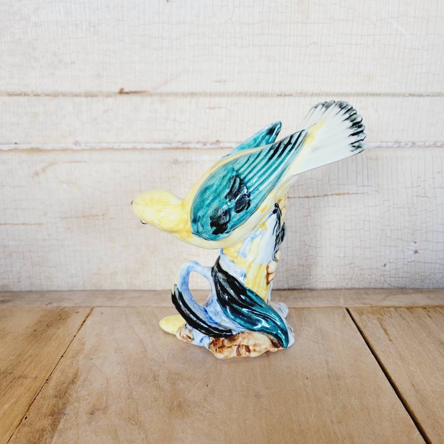 Vintage Stangl Art Pottery Birds 3447 Yellow Kentucky Warbler Bird Figurine