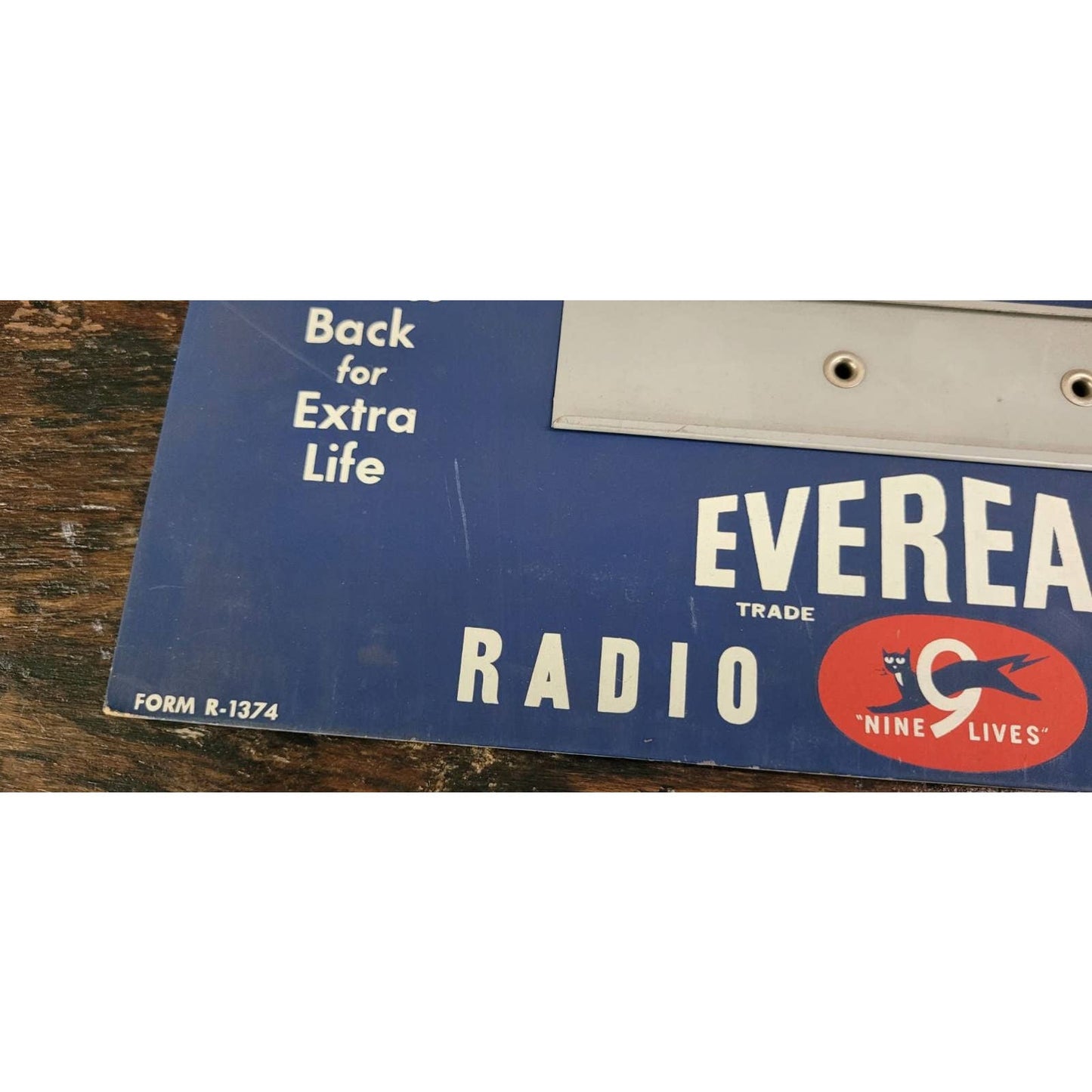 Vintage Eveready Store Sign