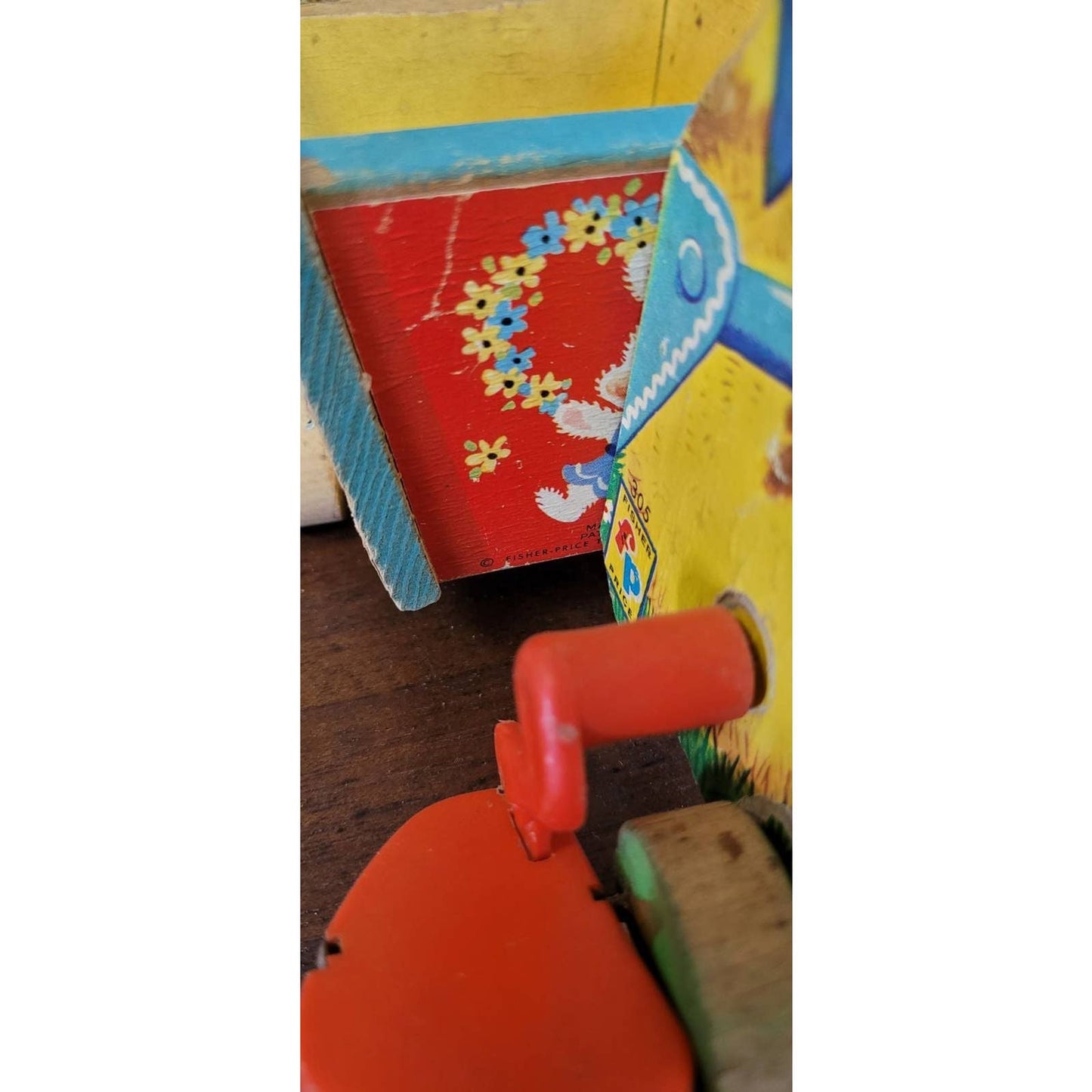 Vintage Fisher Price Chick & Cart
