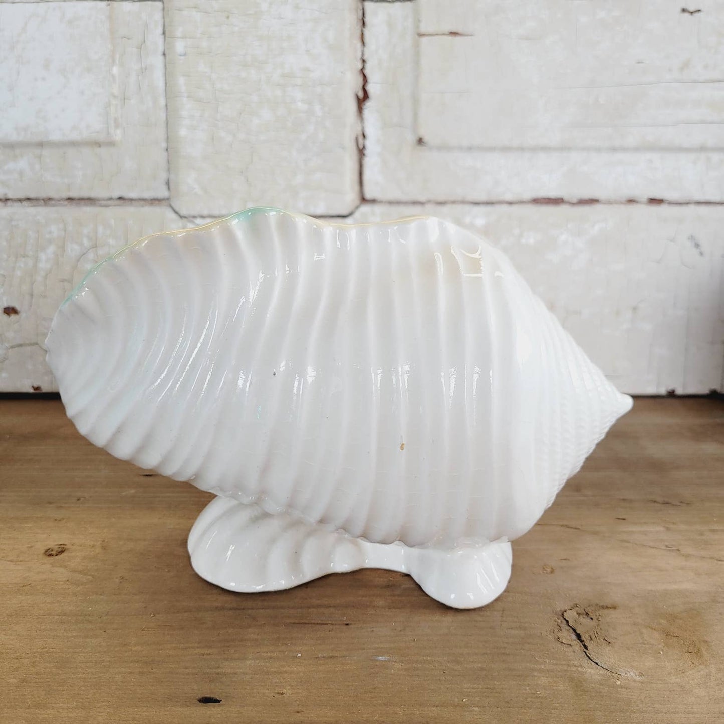 Roseville Ming Tree Conch Shell Planter