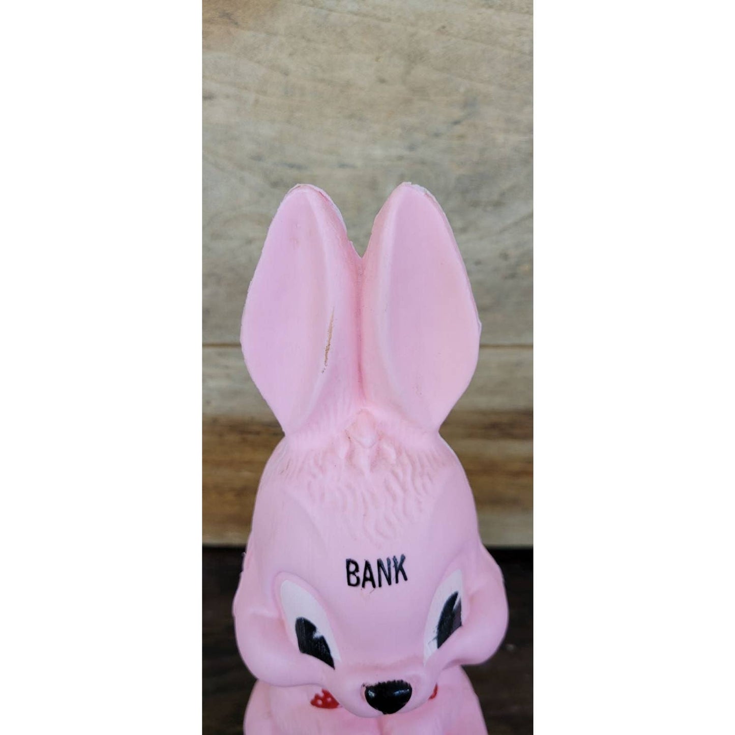 Vintage Pink Bunny Bank