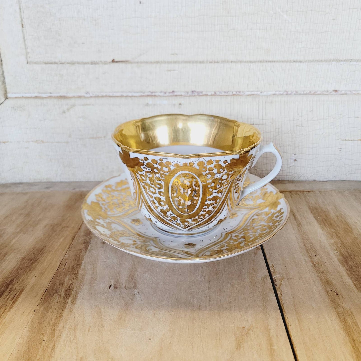Antique Oversized Cup and Saucer To My Wife