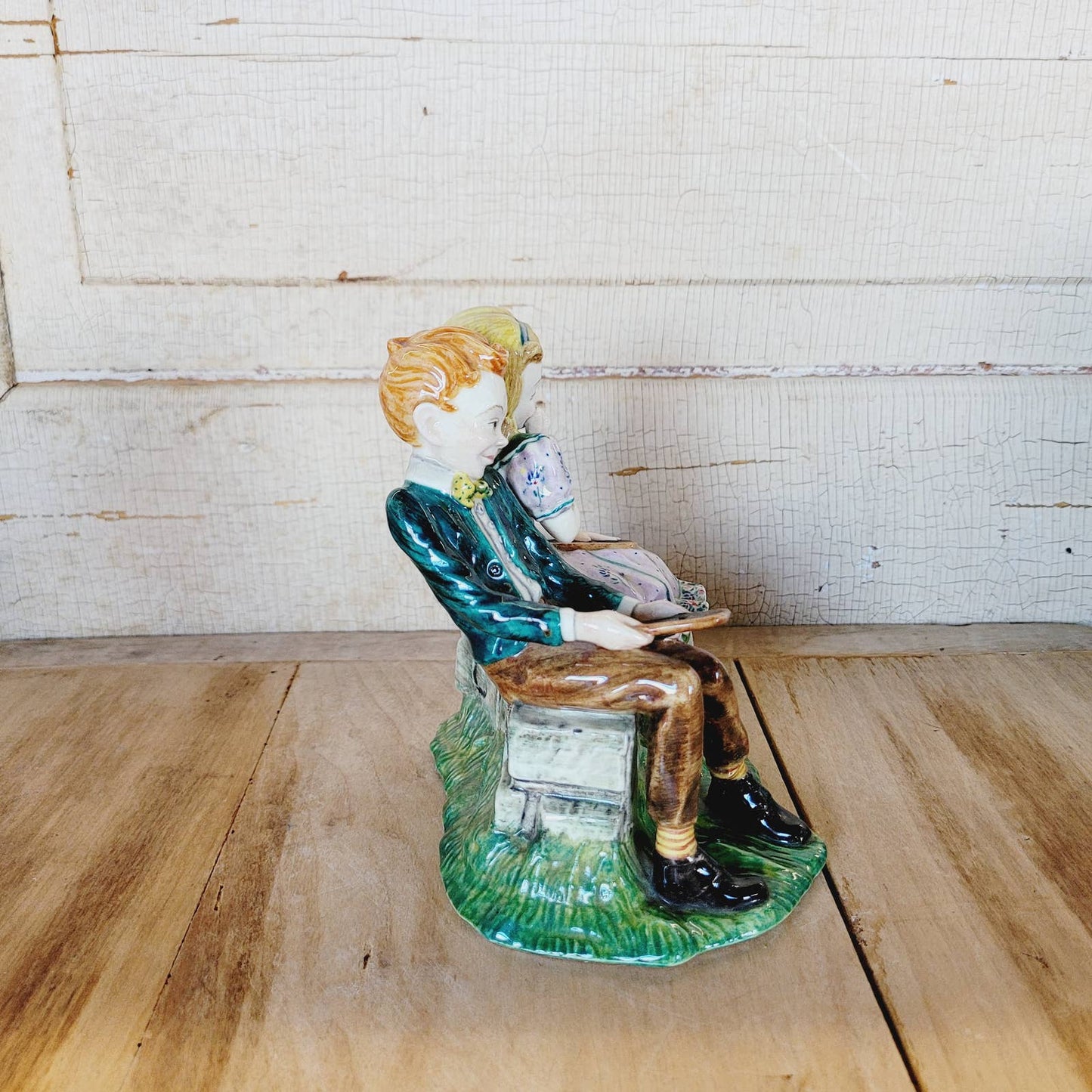 Vintage Gort Tom Sawyer Becky figurine Priolo American Classics